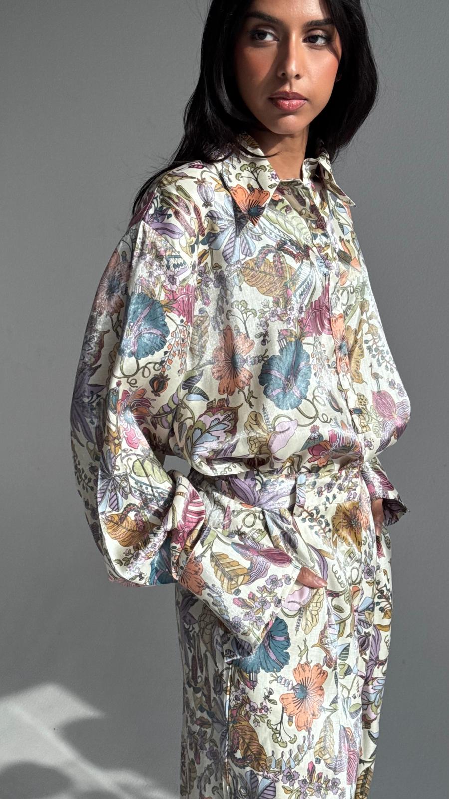 Off white floral