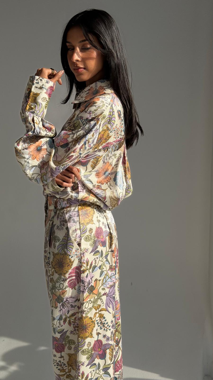 Off white floral