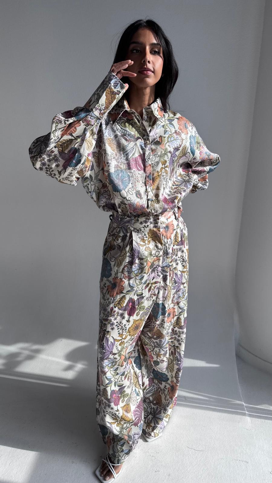 Off white floral